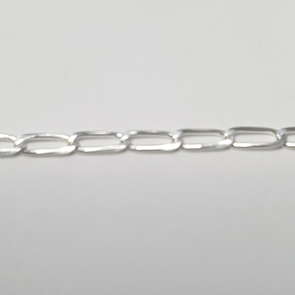 CADENA TEJIDO ESLABONES PLATA .925 60 CM 2.9 GR (NUEVO)