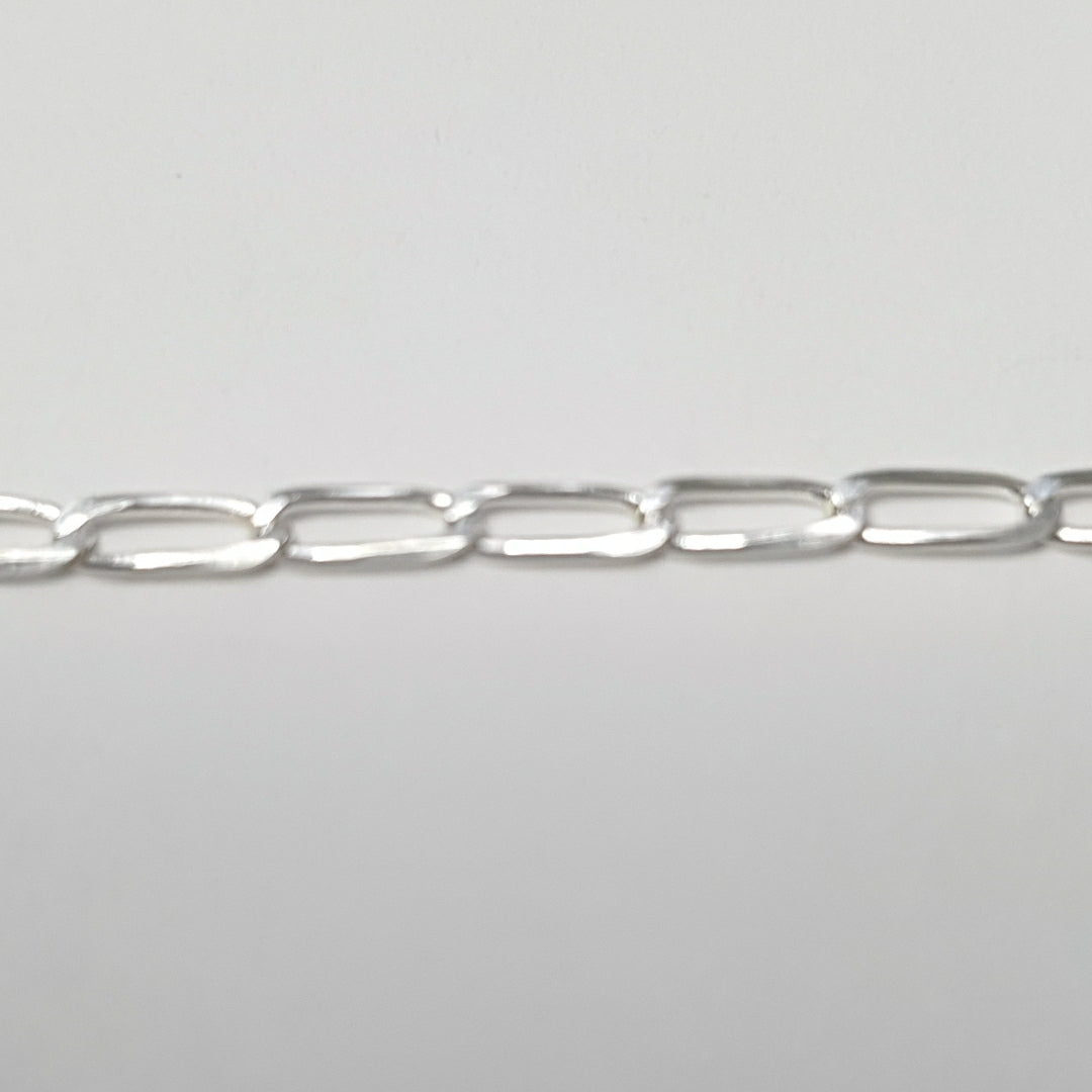 CADENA TEJIDO ESLABONES PLATA .925 60 CM 2.9 GR (NUEVO)
