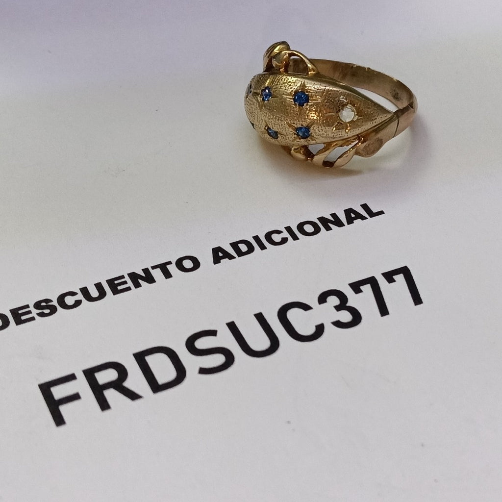 ANILLITO ORO 14 K 2.54 GRMS (SEMINUEVO)