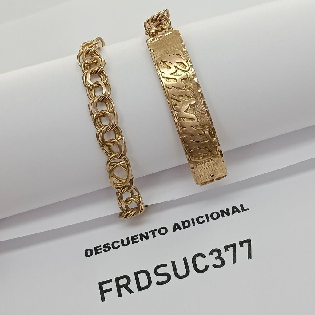 ESCLAVA ORO 10 K 14.9 GRMS (SEMINUEVO)