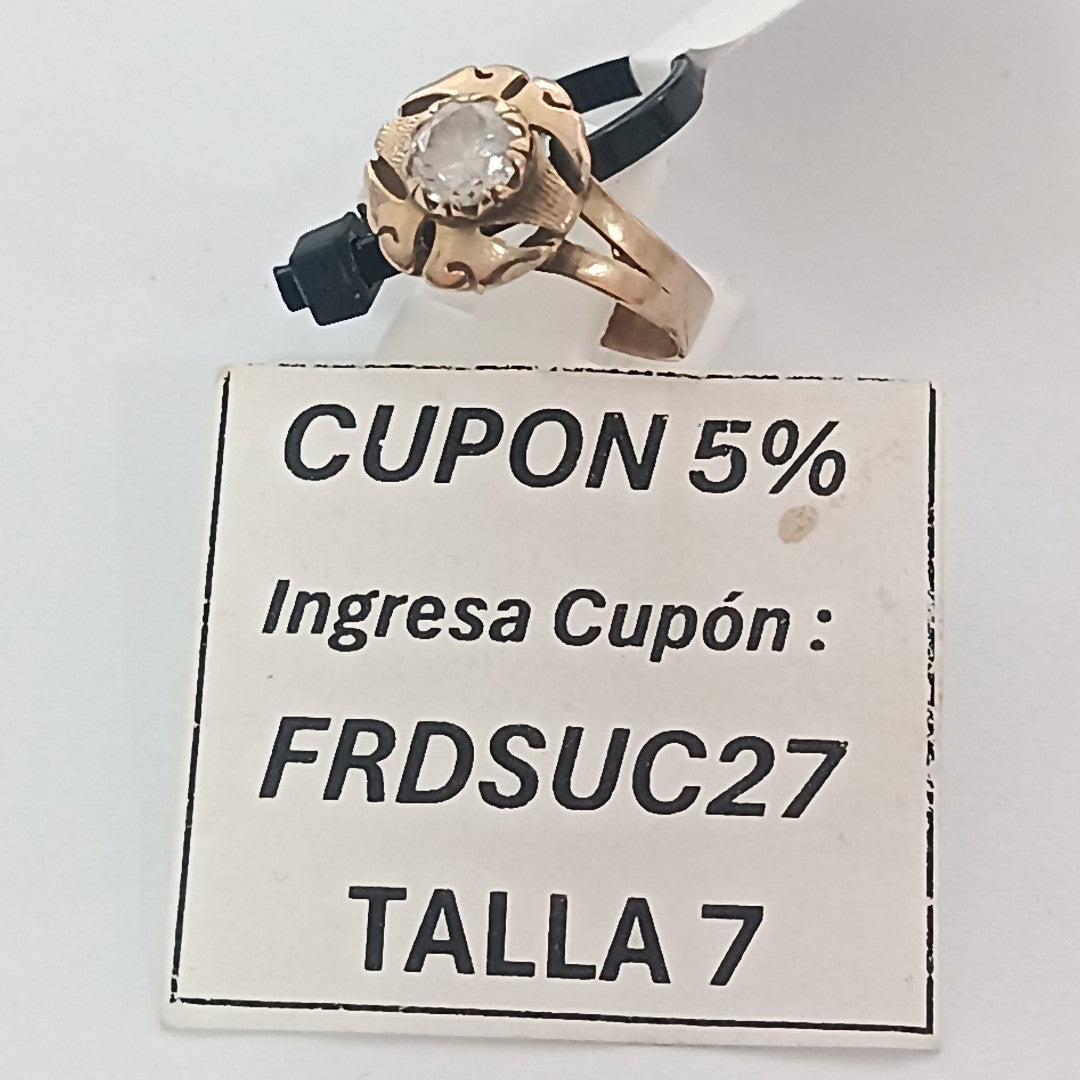 ANILLO ORO 10 K 2.3 GRMS (SEMINUEVO)