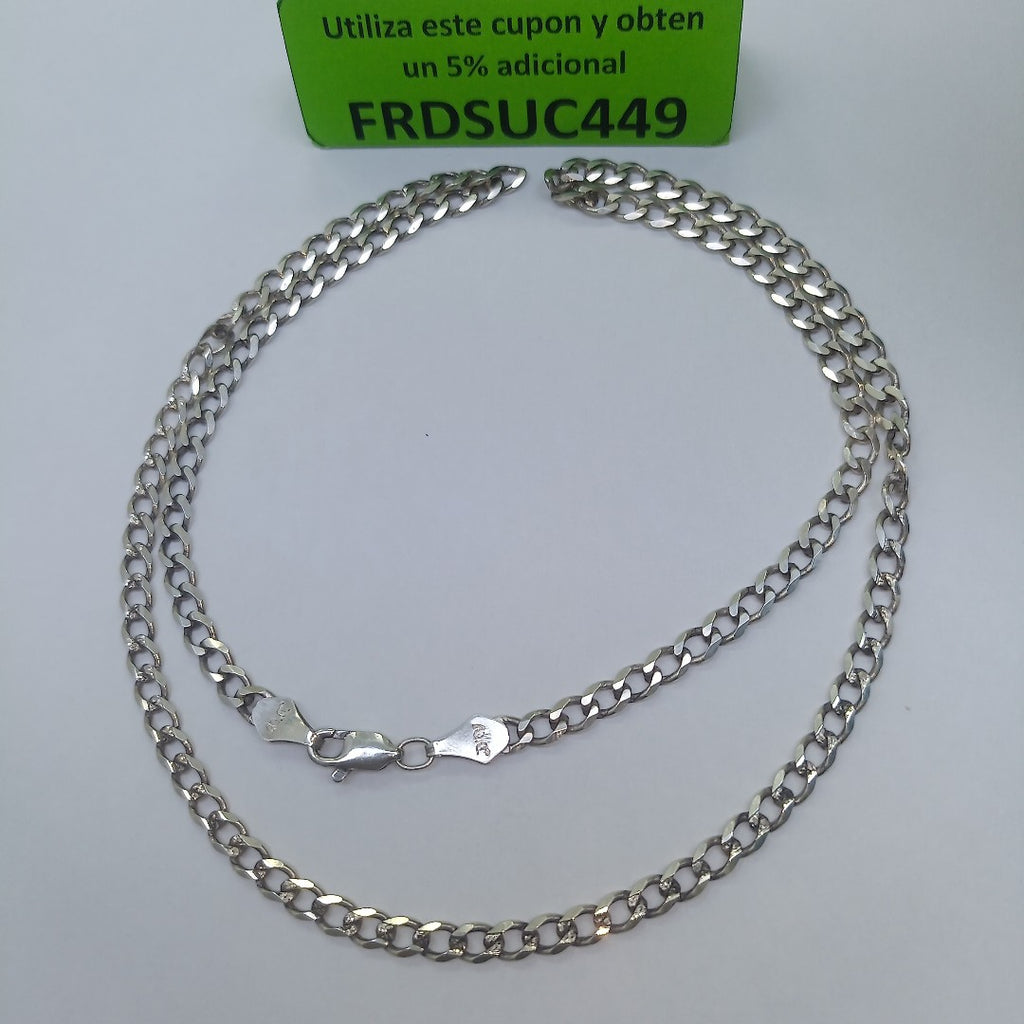 CADENA PLATA 12.6 GRMS (SEMINUEVO)