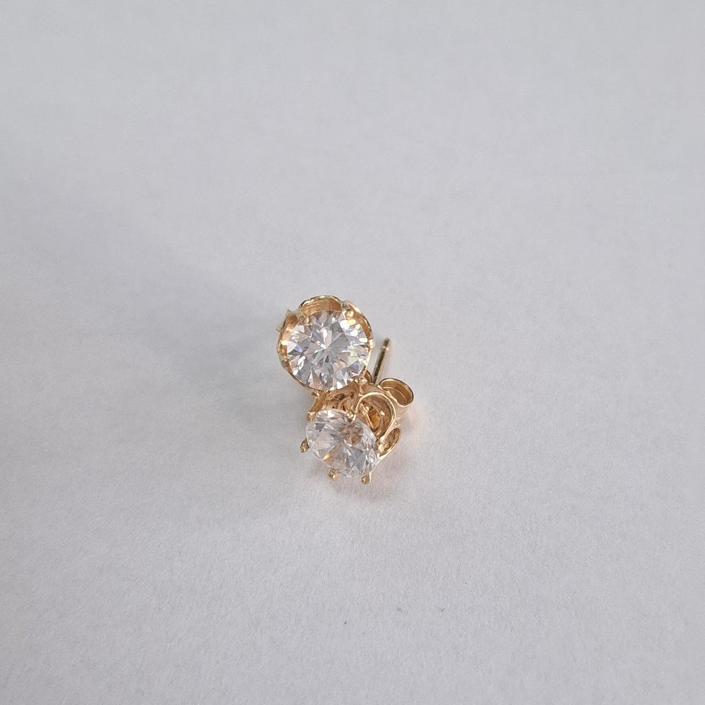 ARETES PAR ORO 14 K 1,60 GRMS (SEMINUEVO)
