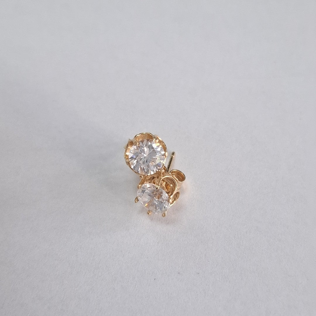 ARETES PAR ORO 14 K 1,60 GRMS (SEMINUEVO)