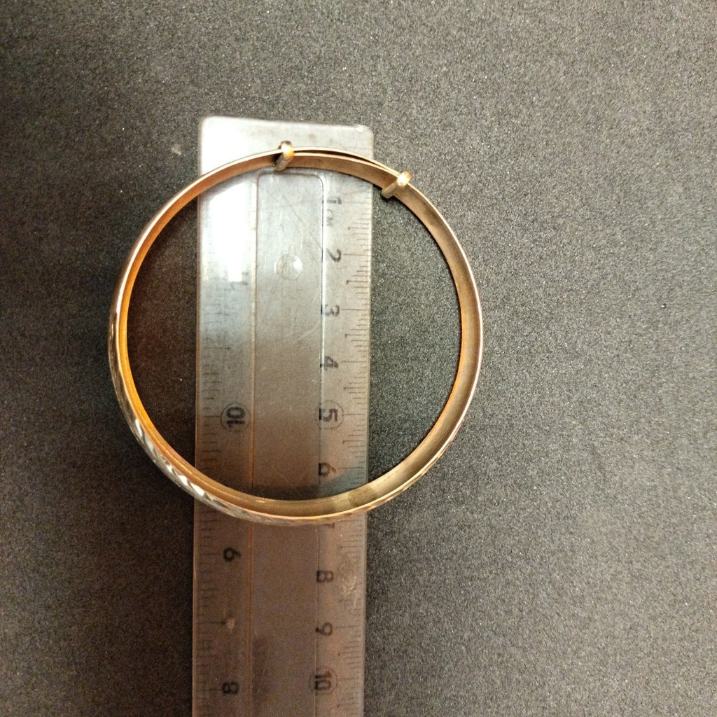 PULSERA RIGIDA ORO 14 K 11,40 GRMS (SEMINUEVO)