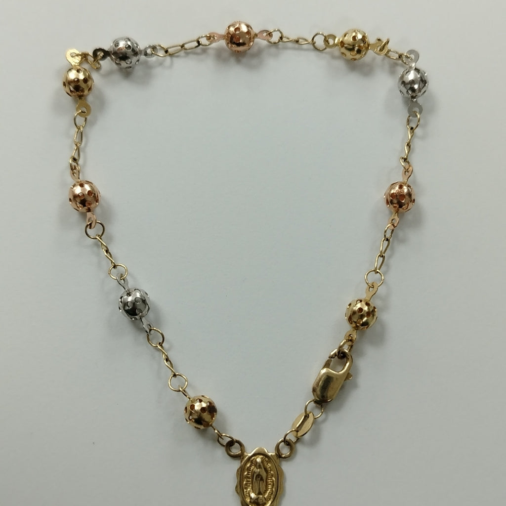 PULSERA ORO COMBINADO 14 K 4,70 GRMS (SEMINUEVO)