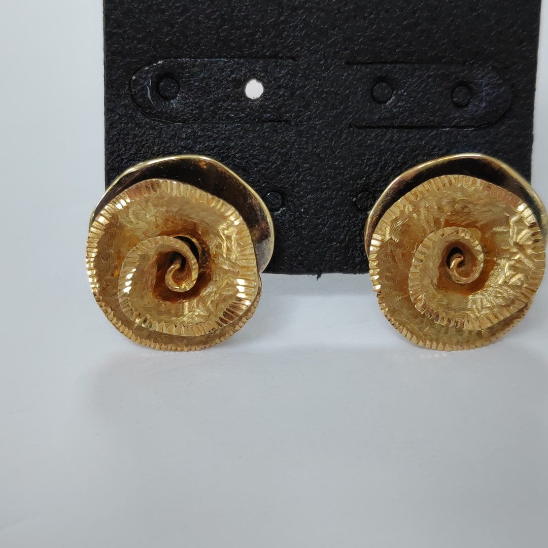 ARETES PAR ORO 14 K 10,50 GRMS (SEMINUEVO)