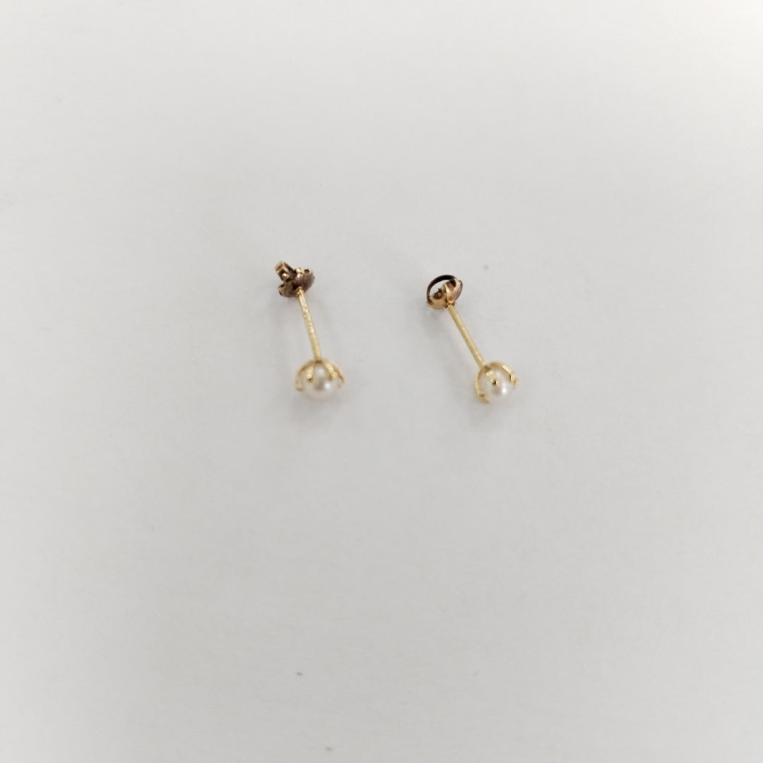 BROQUELES PAR ORO 14 K 0,20 GRMS (SEMINUEVO)