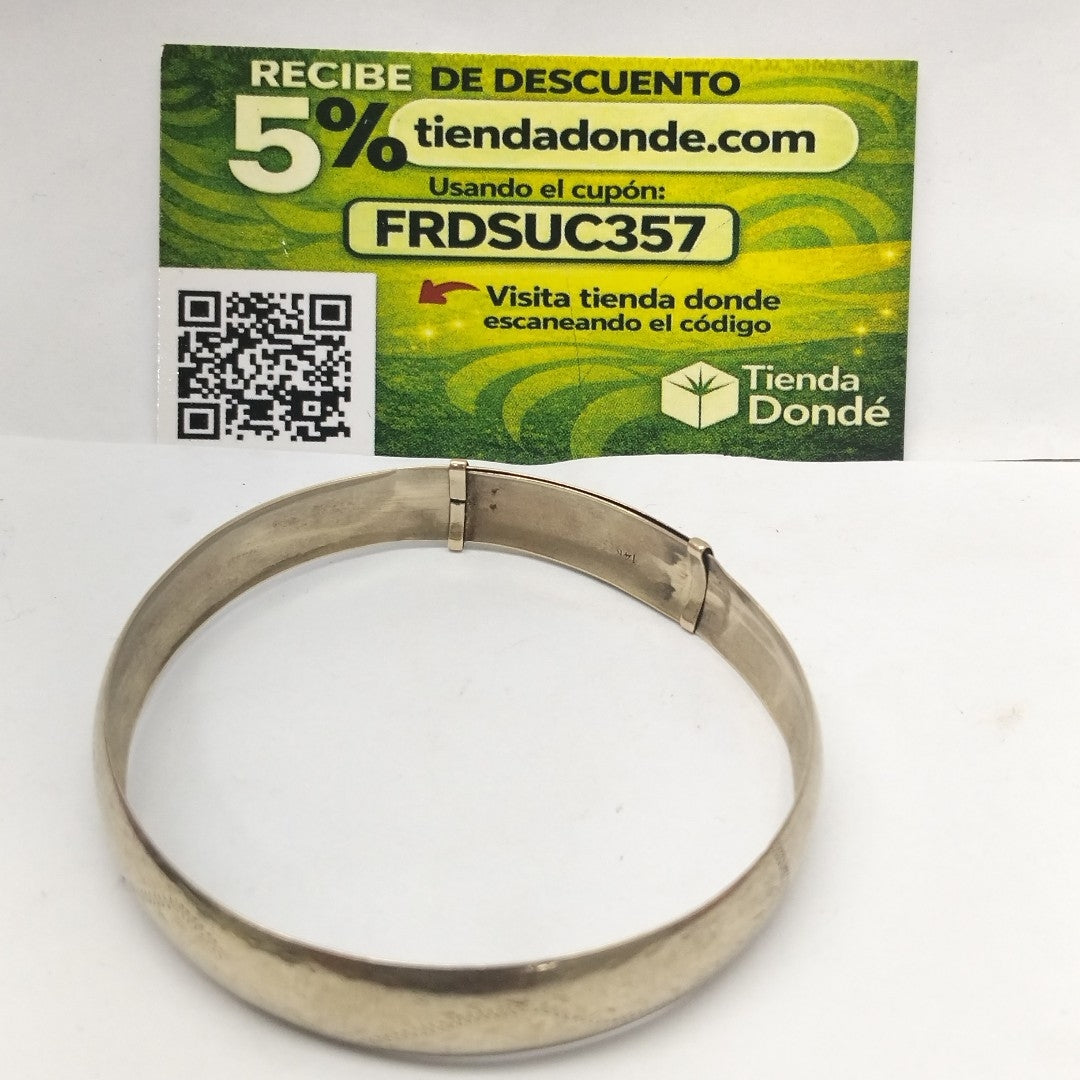 PULSERA RIGIDA ORO 14 K 13.4 GRMS (SEMINUEVO)