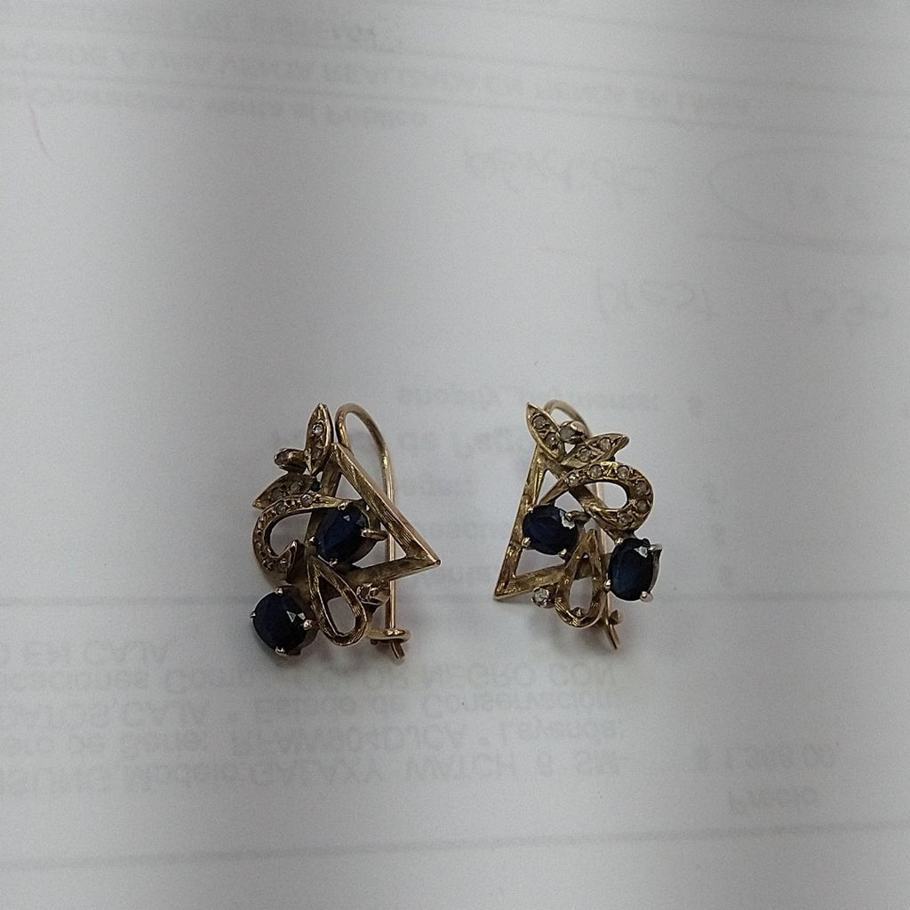 ARETES PAR ORO 10 K 4.7 GRMS (SEMINUEVO)