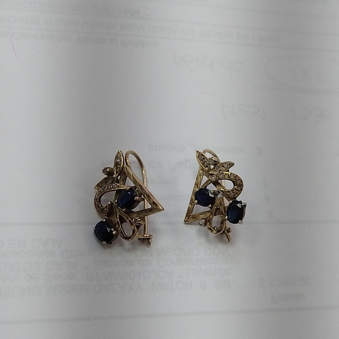 ARETES PAR ORO 10 K 4.7 GRMS (SEMINUEVO)