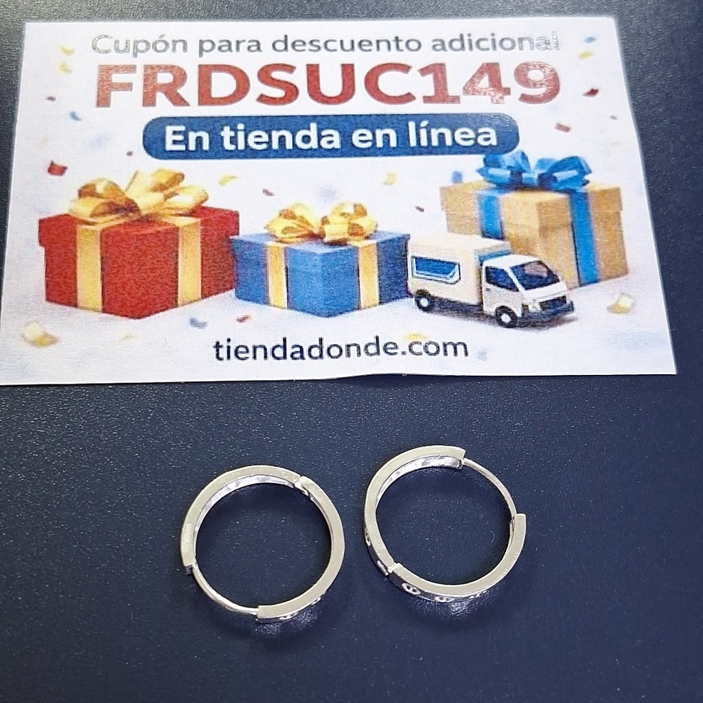 ARETES ARRACADAS FIG TORNILLOS PLATA .925 2.73 GR (NUEVO)