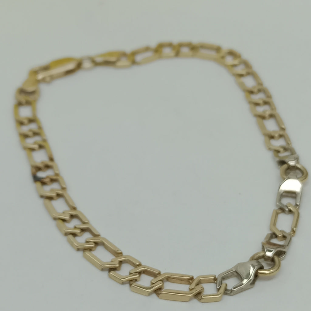 PULSERA ORO,ORO BLANCO 14 K 6,60 GRMS (SEMINUEVO)