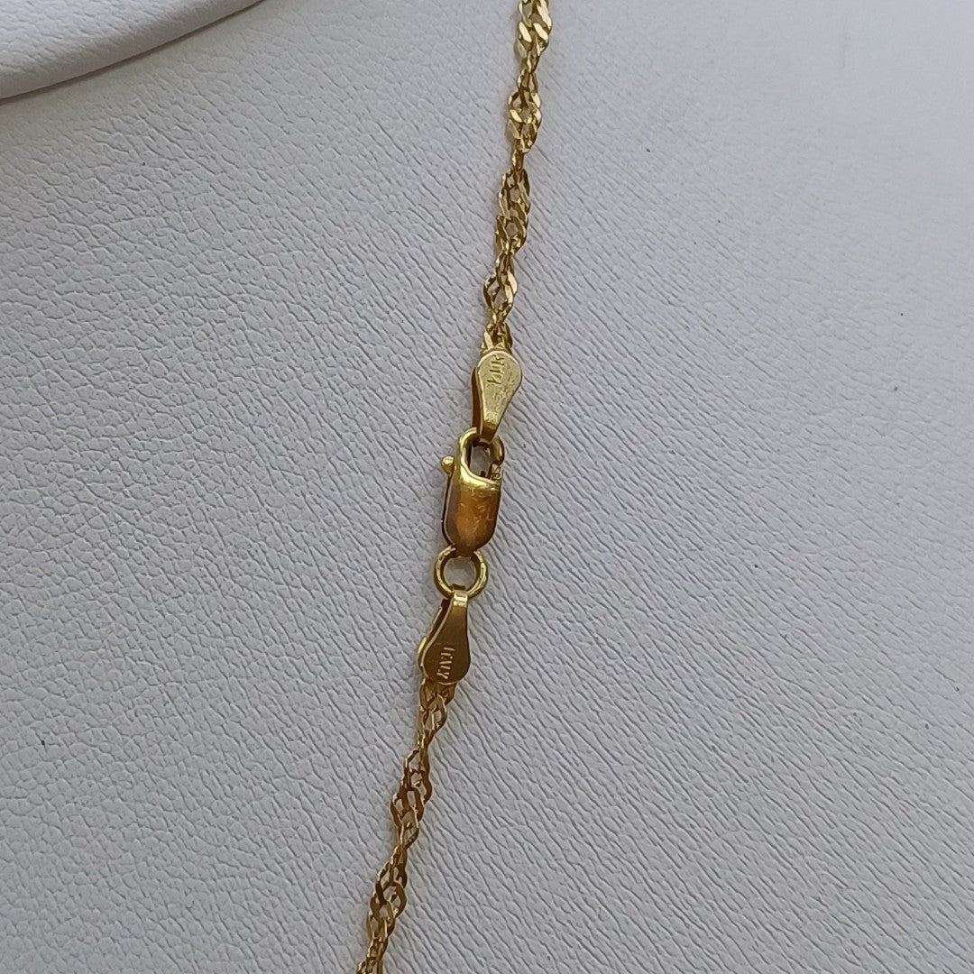 CADENA ORO 14 K 3.3 GRMS (SEMINUEVO)