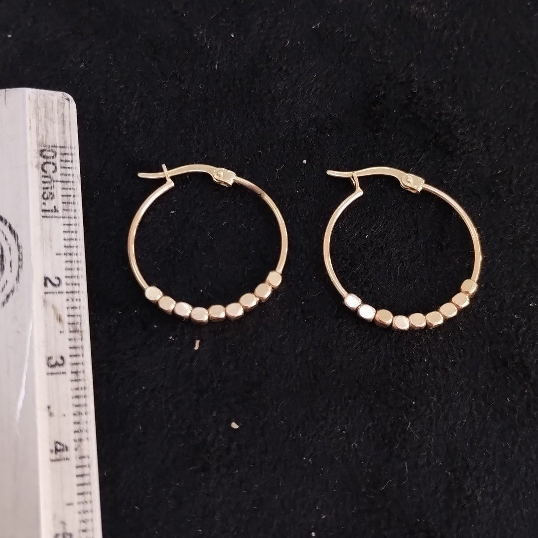 ARRACADAS PAR ORO 14 K 1,70 GRMS (SEMINUEVO)