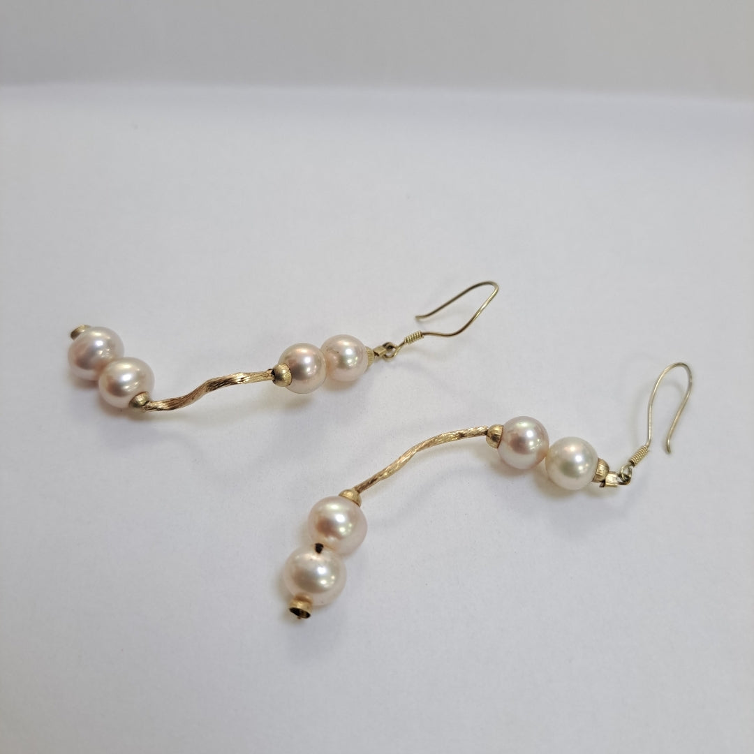 ARETES PAR ORO 10 K 4,00 GRMS (SEMINUEVO)