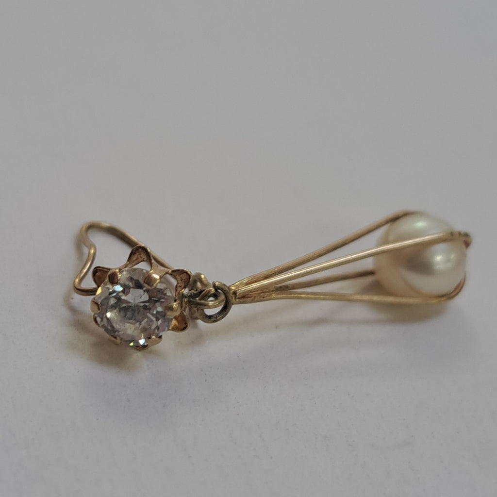 ARETES PAR ORO 10 K 2,10 GRMS (SEMINUEVO)