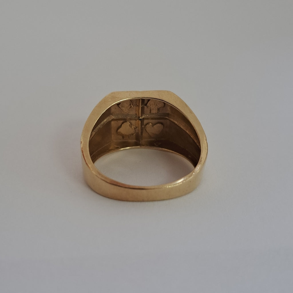 ANILLO ORO 10 K 4.4 GRMS (SEMINUEVO)