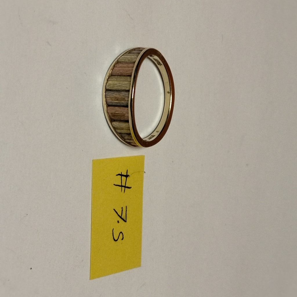 ANILLO ORO COMBINADO 14 K 3,10 GRMS (SEMINUEVO)