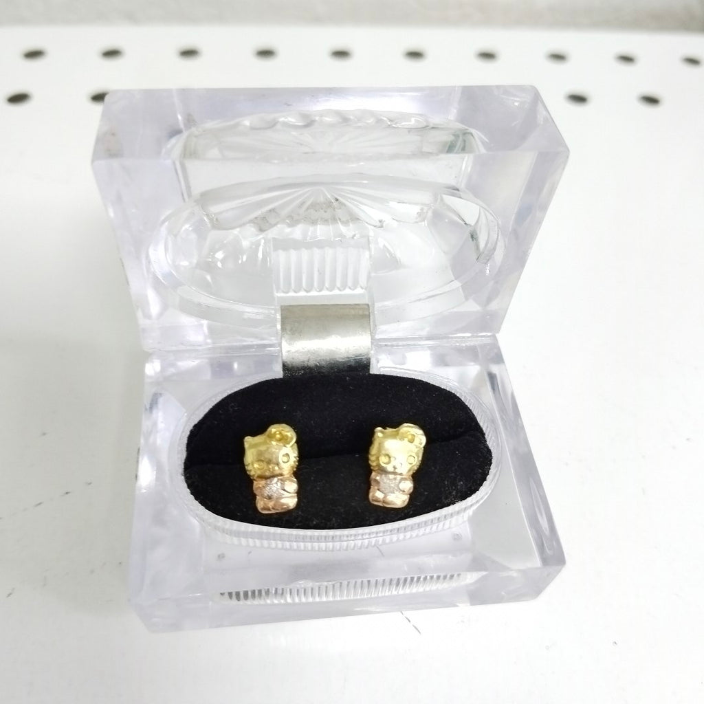BROQUELES PAR ORO 14 K 0,90 GRMS (SEMINUEVO)
