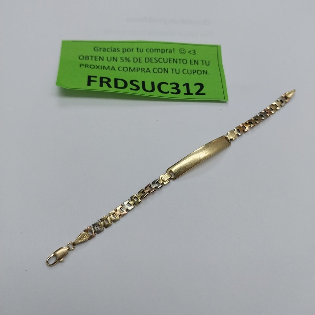 ESCLAVA ORO COMBINADO 14 K 2,90 GRMS (SEMINUEVO)