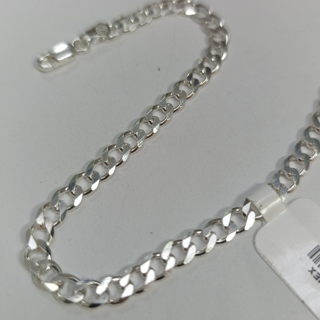 PULSERA BARBADA PLATA .925 21 CM 7.23 GR (NUEVO)
