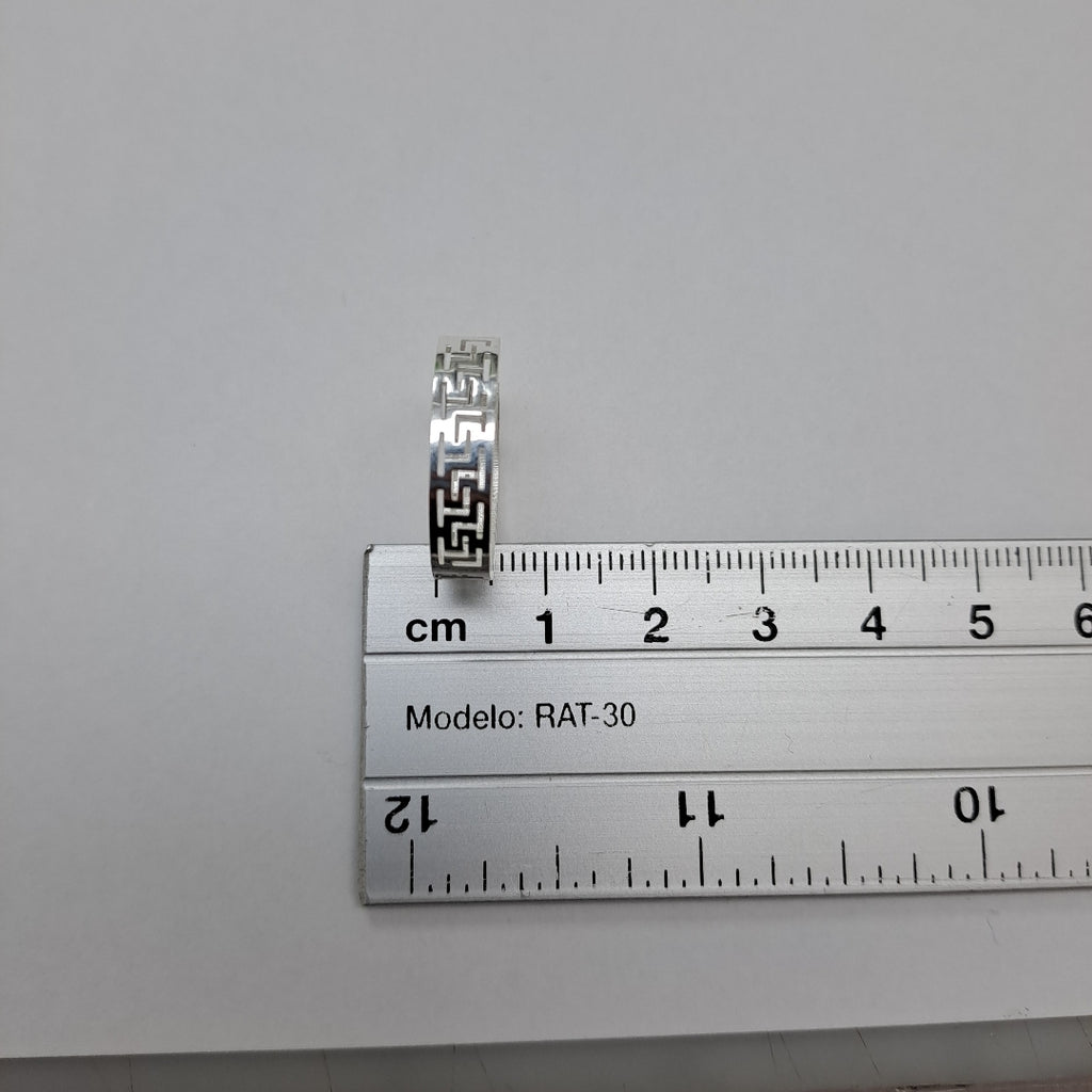 ARETES ARRACADAS GRECAS PLATA .925 4.13 GR (NUEVO)