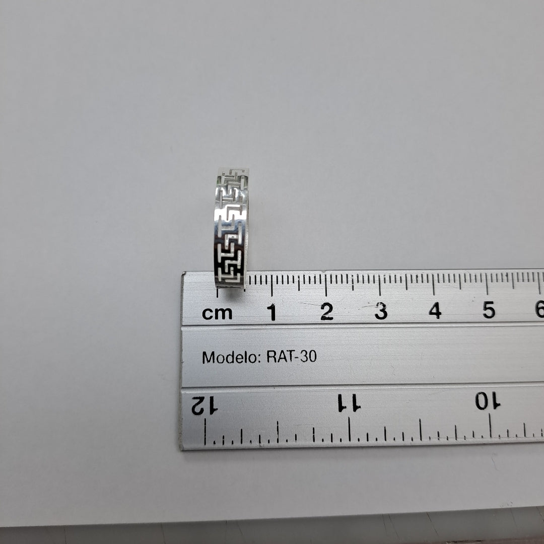 ARETES ARRACADAS GRECAS PLATA .925 4.13 GR (NUEVO)