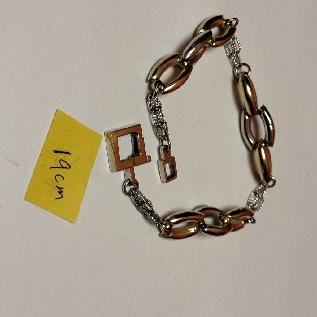 PULSERA ORO COMBINADO 14 K 11,70 GRMS (SEMINUEVO)