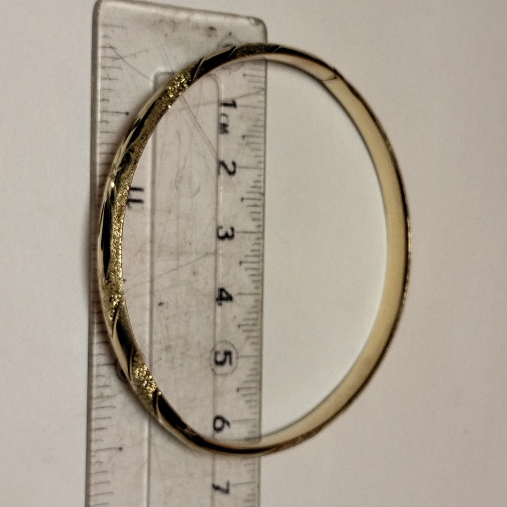 PULSERA RIGIDA ORO 14 K 6,50 GRMS (SEMINUEVO)