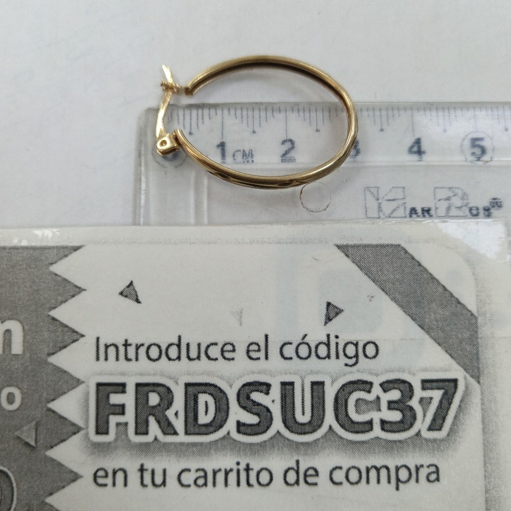 ARETES PAR ORO 8 K 2.3 GRMS (SEMINUEVO)