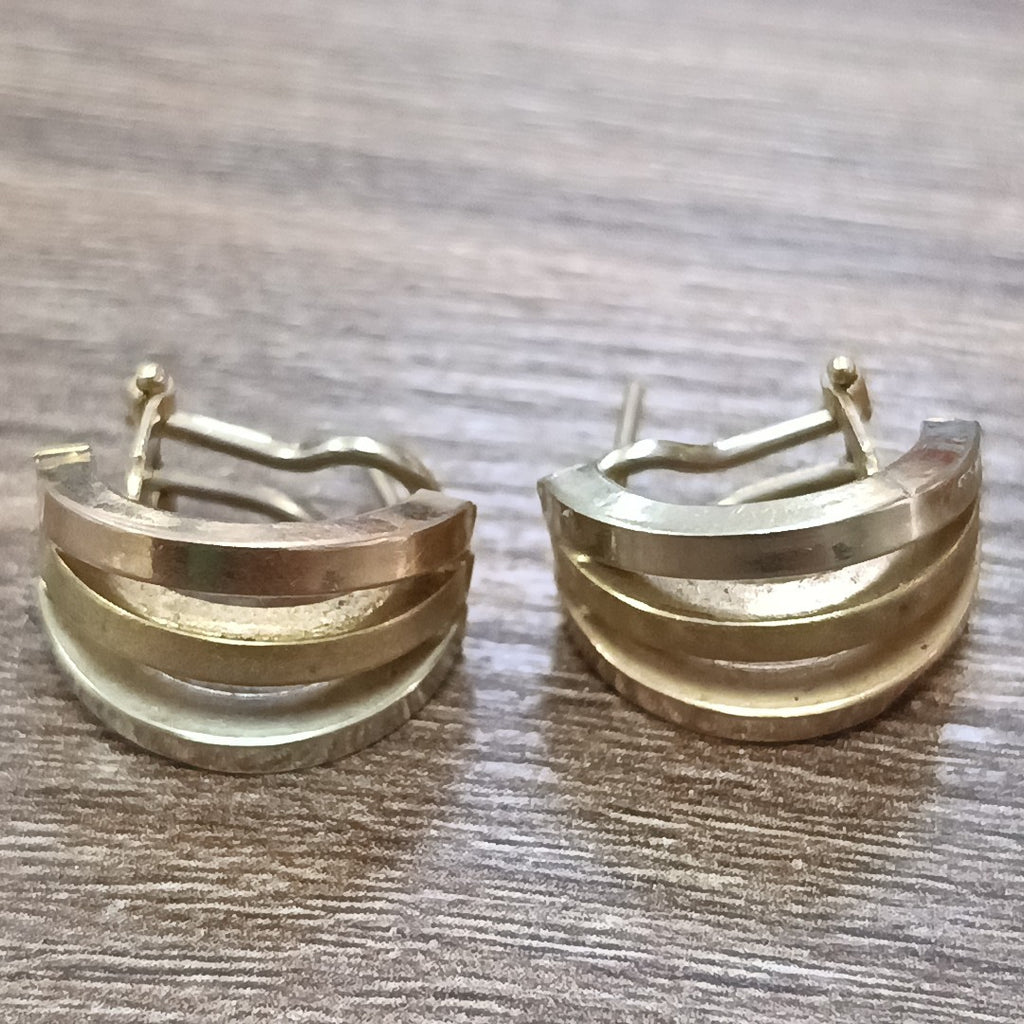 ARETES PAR ORO 10 K 4,80 GRMS (SEMINUEVO)