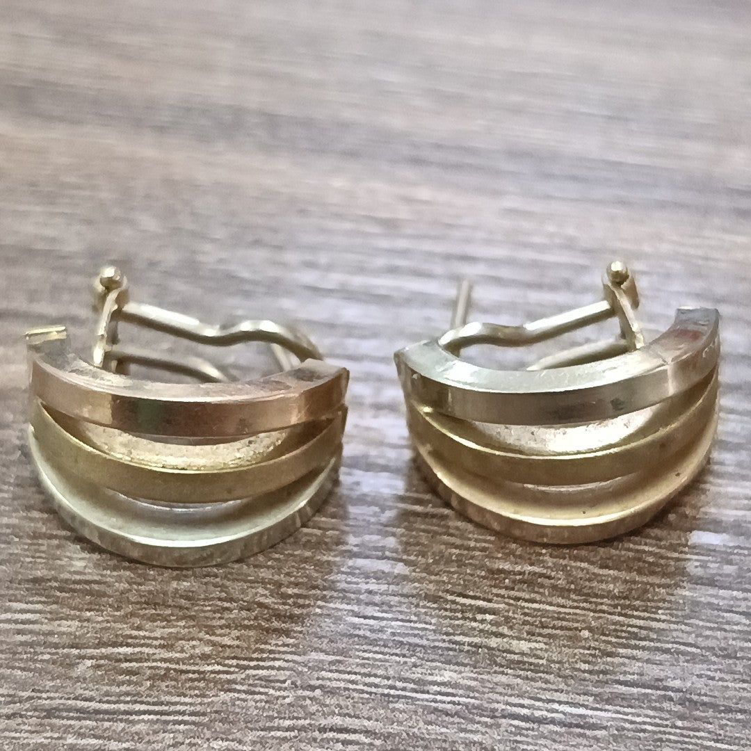 ARETES PAR ORO 10 K 4,80 GRMS (SEMINUEVO)