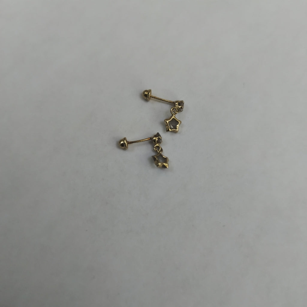 ARETES PAR ORO 14 K 0.4 GRMS (SEMINUEVO)