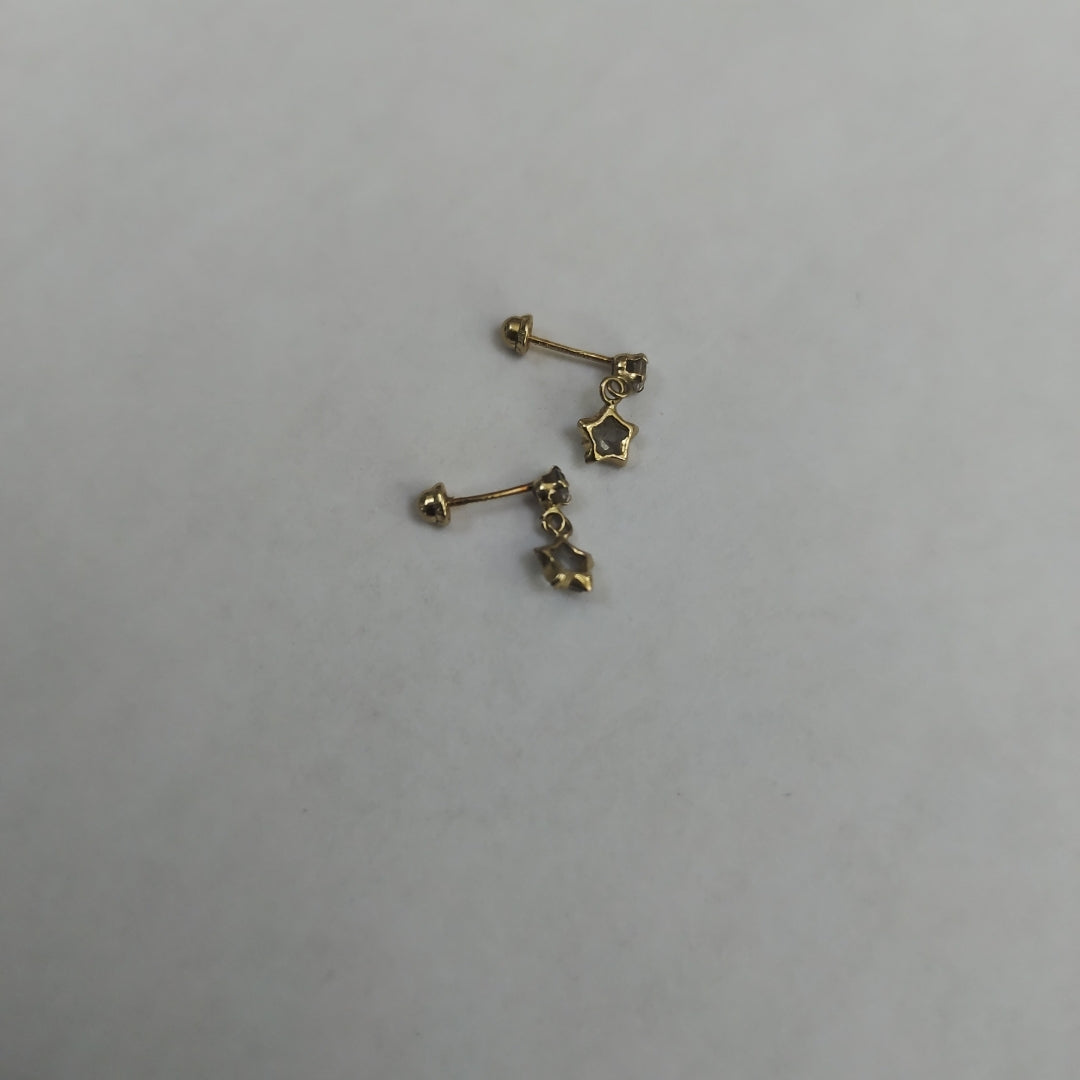 ARETES PAR ORO 14 K 0.4 GRMS (SEMINUEVO)