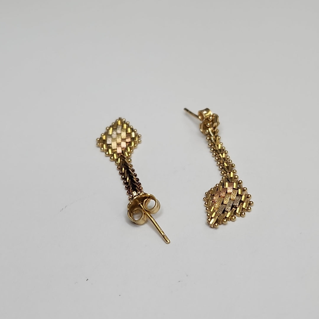 ARETES PAR ORO 10 K 2.9 GRMS (SEMINUEVO)