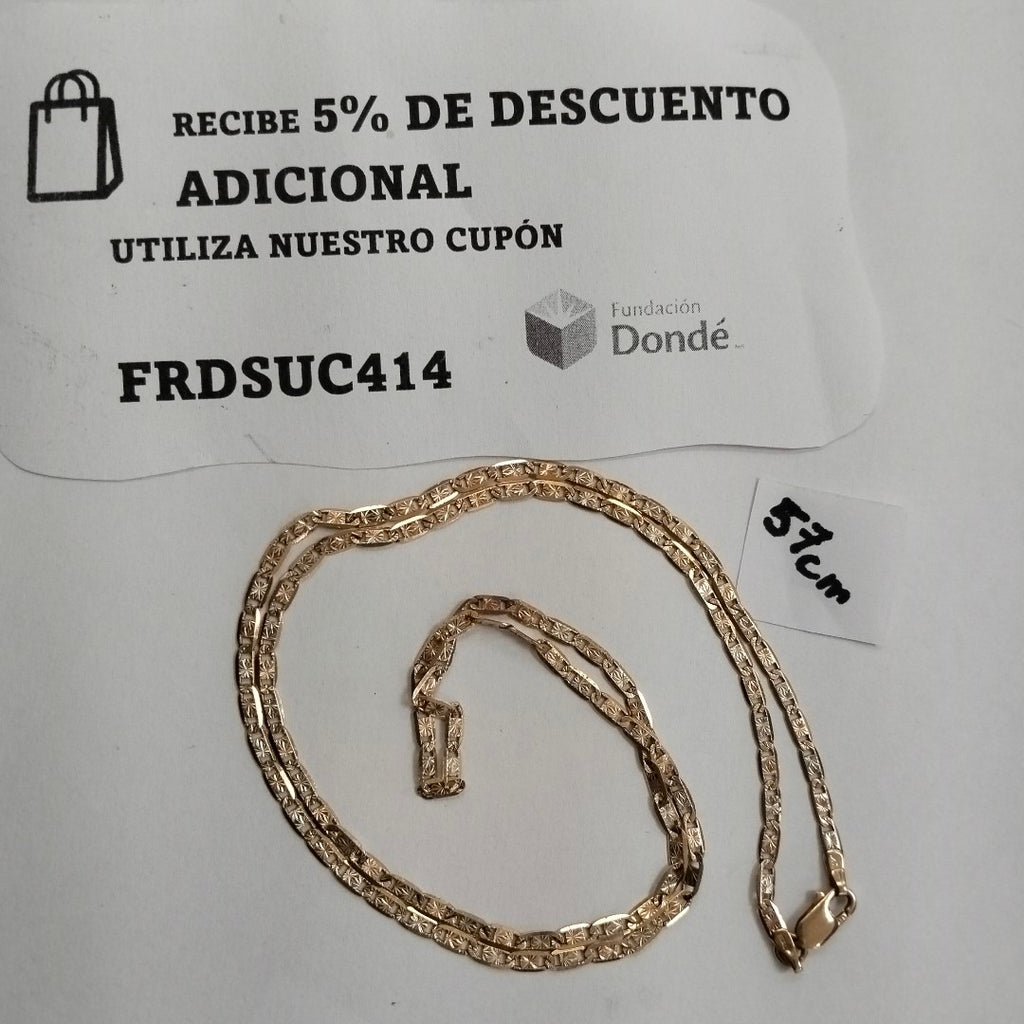 CADENA ORO 14 K 5,80 GRMS (SEMINUEVO)