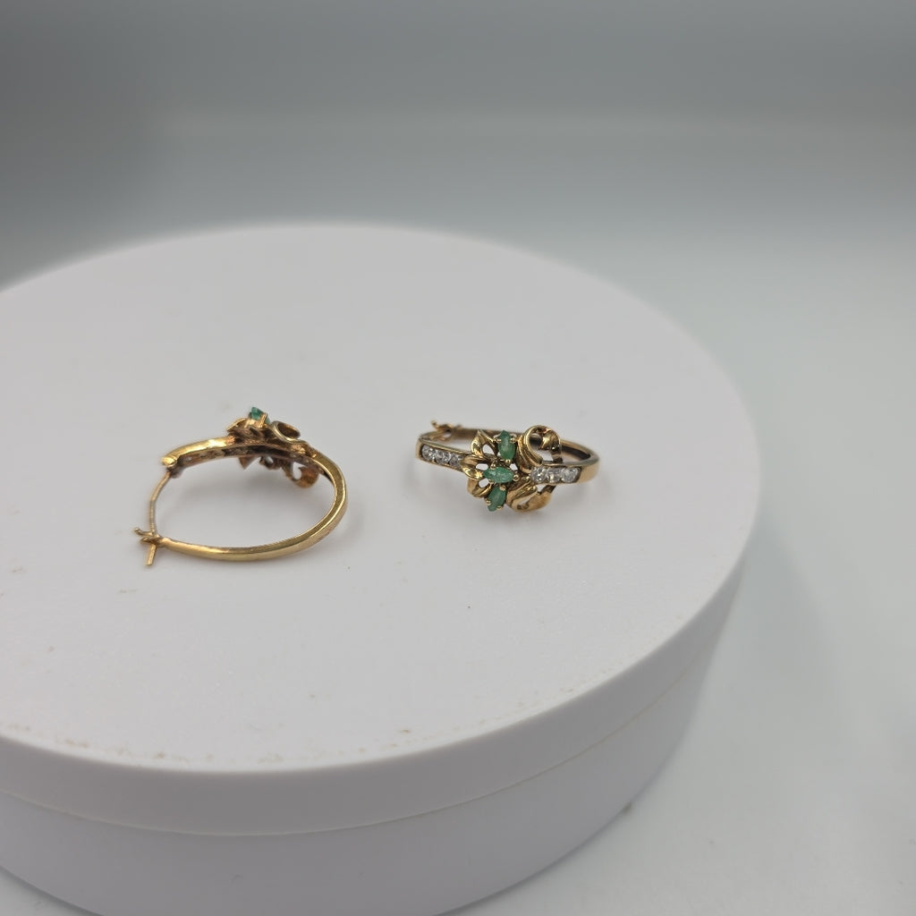 ARETES PAR ORO 8 K 4,50 GRMS (SEMINUEVO)