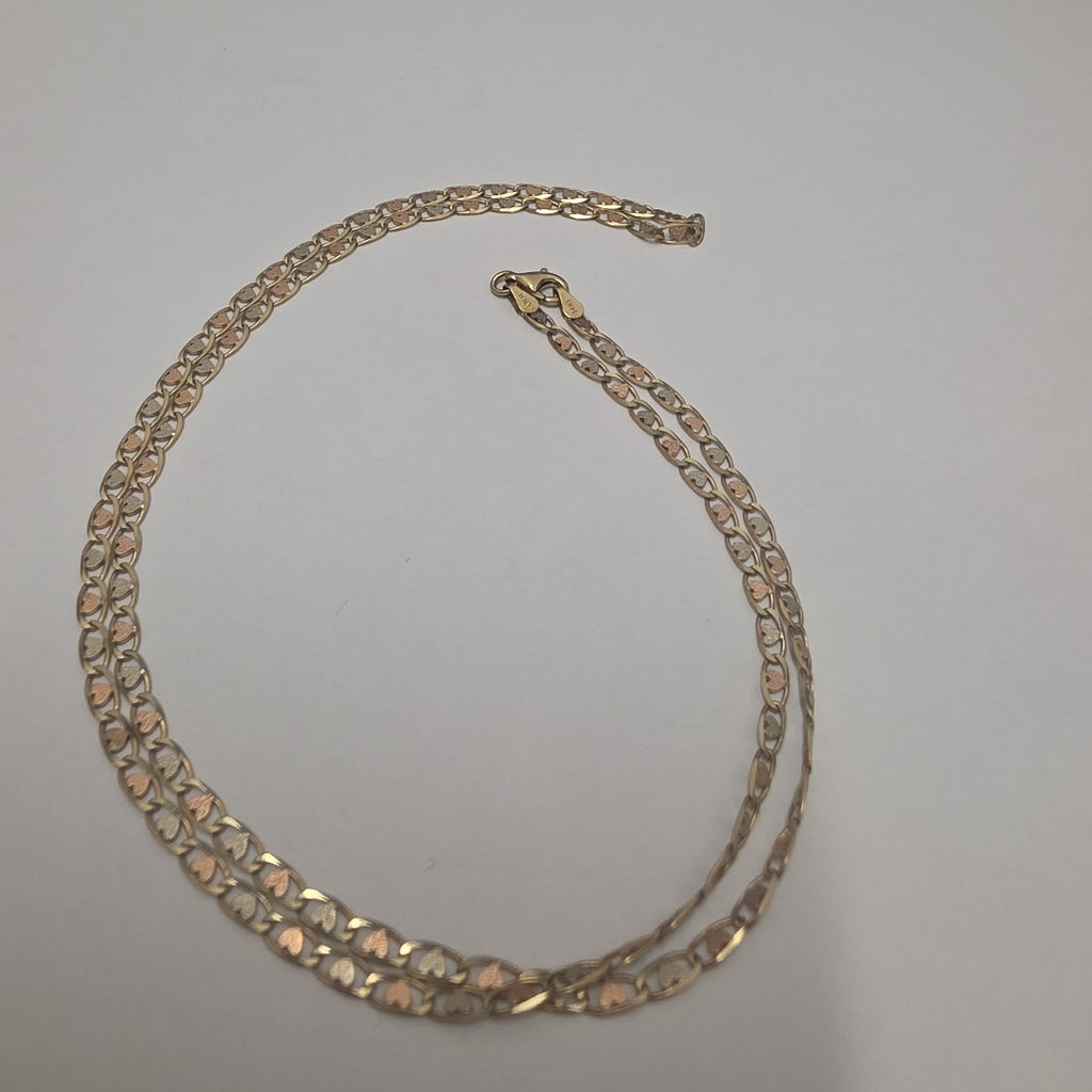 CADENA ORO COMBINADO 14 K 8.9 GRMS (SEMINUEVO)