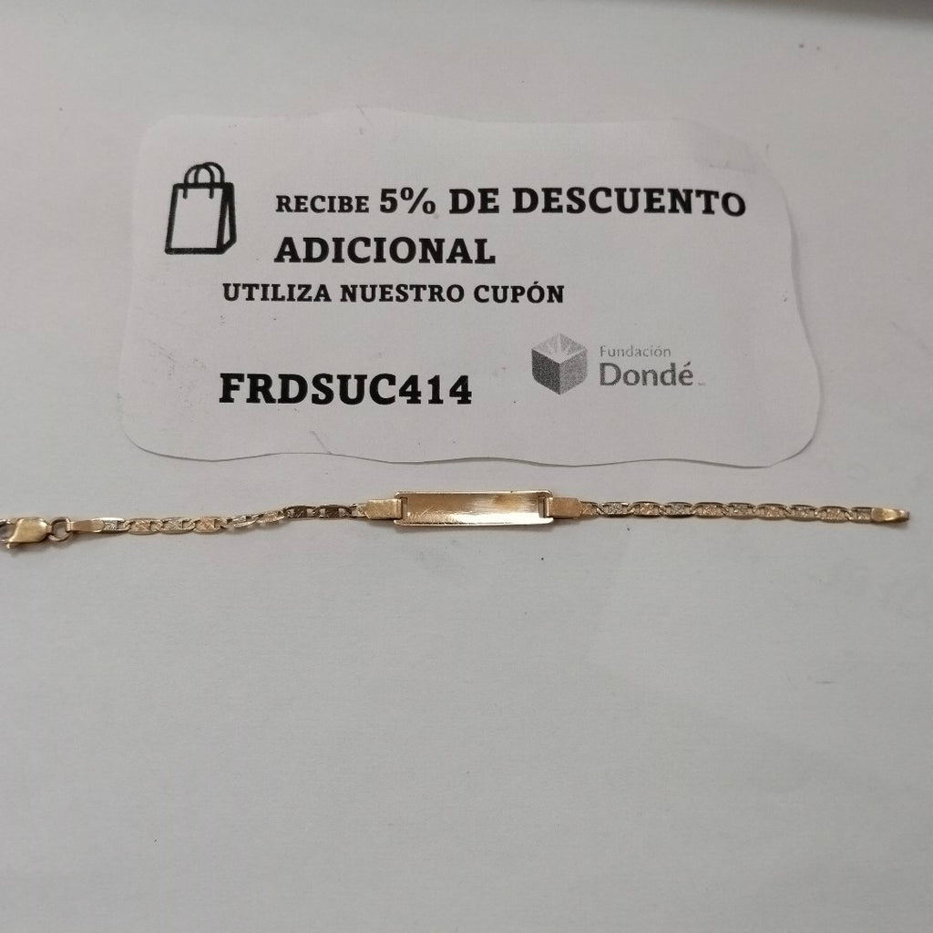 ESCLAVA ORO 14 K 2,90 GRMS (SEMINUEVO)