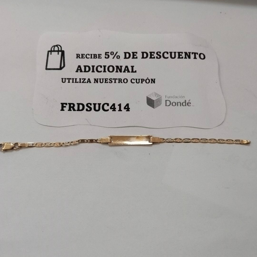 ESCLAVA ORO 14 K 2,90 GRMS (SEMINUEVO)