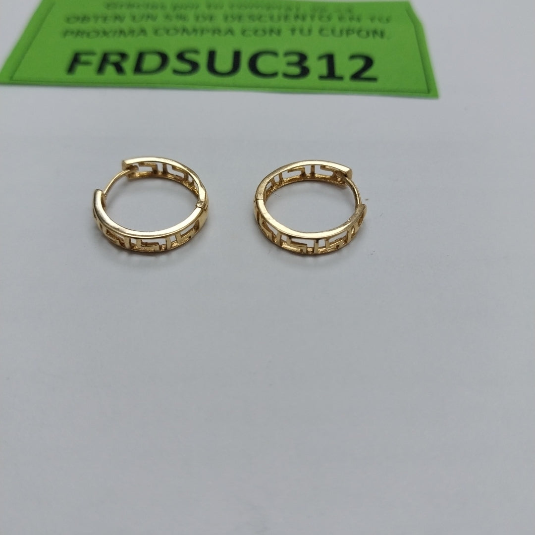 ARRACADAS PAR ORO 14 K 1.3 GRMS (SEMINUEVO)