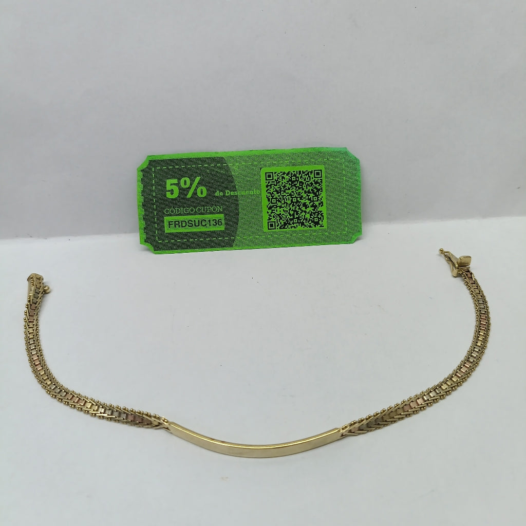 ESCLAVA ORO 14 K 8.1 GRMS (SEMINUEVO)