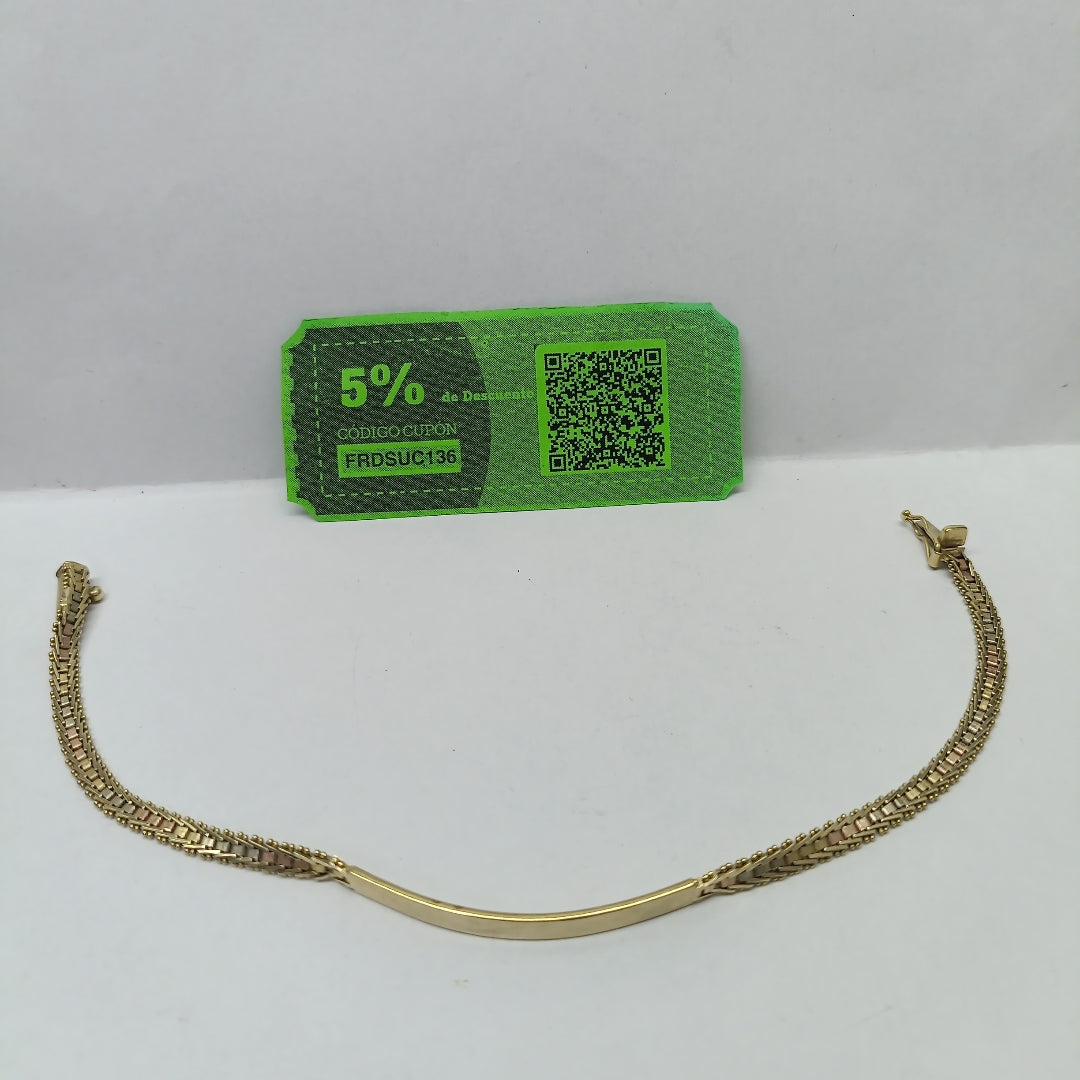 ESCLAVA ORO 14 K 8.1 GRMS (SEMINUEVO)