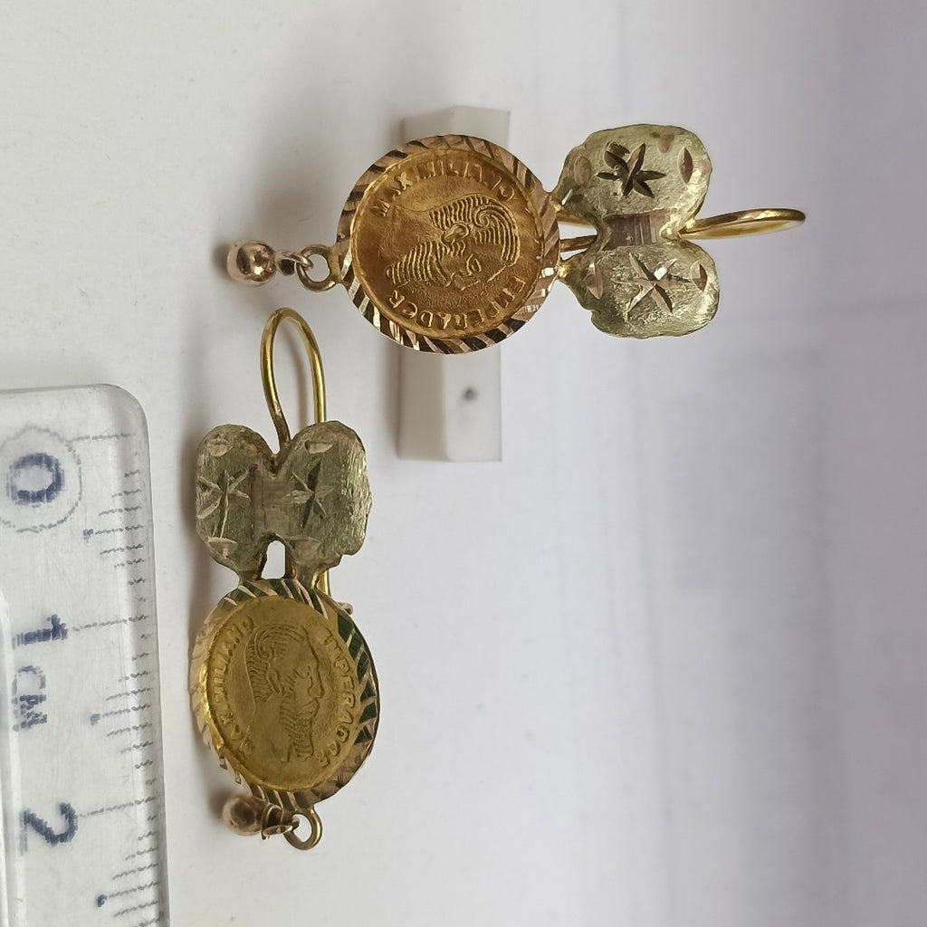 ARETES PAR ORO 8 K 2,30 GRMS (SEMINUEVO)