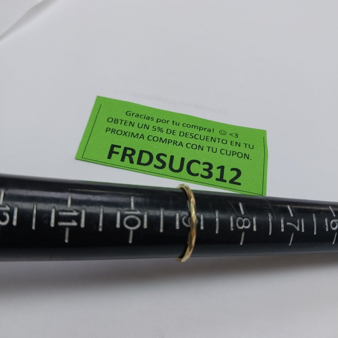 ANILLITO ORO 14 K 0.8 GRMS (SEMINUEVO)