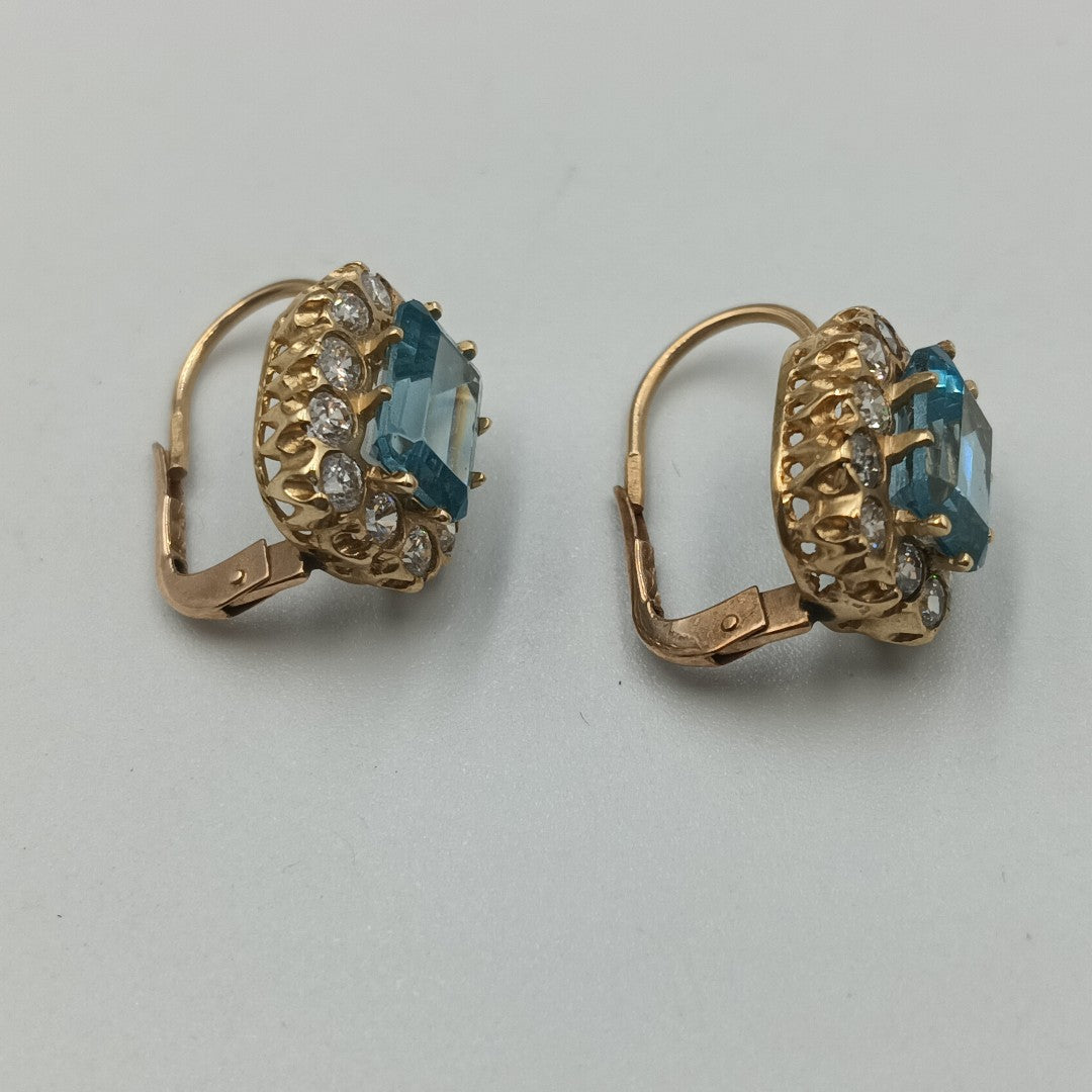 ARETES PAR ORO 14 K 3.7 GRMS (SEMINUEVO)