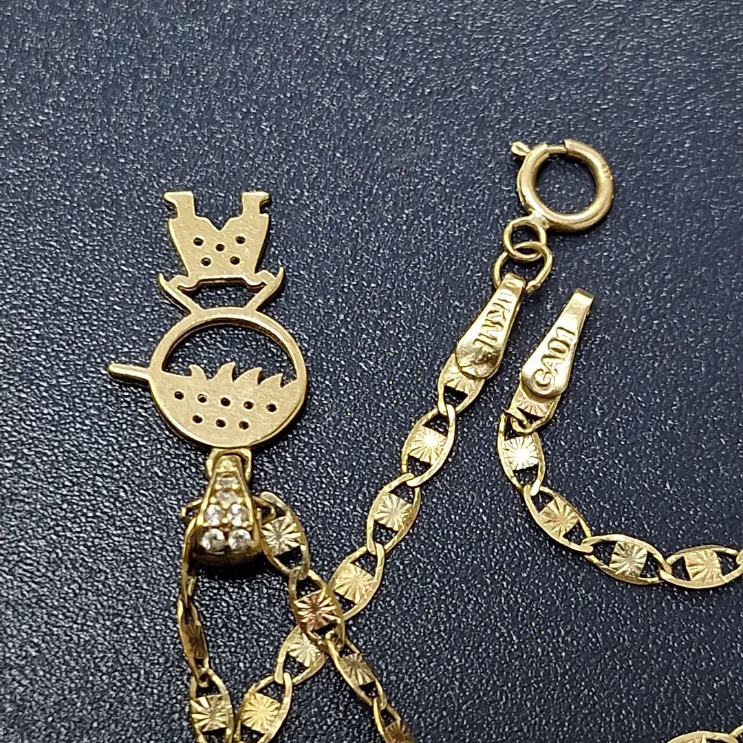 CADENA, DIJE ORO 10 K 3.2 GRMS (SEMINUEVO)