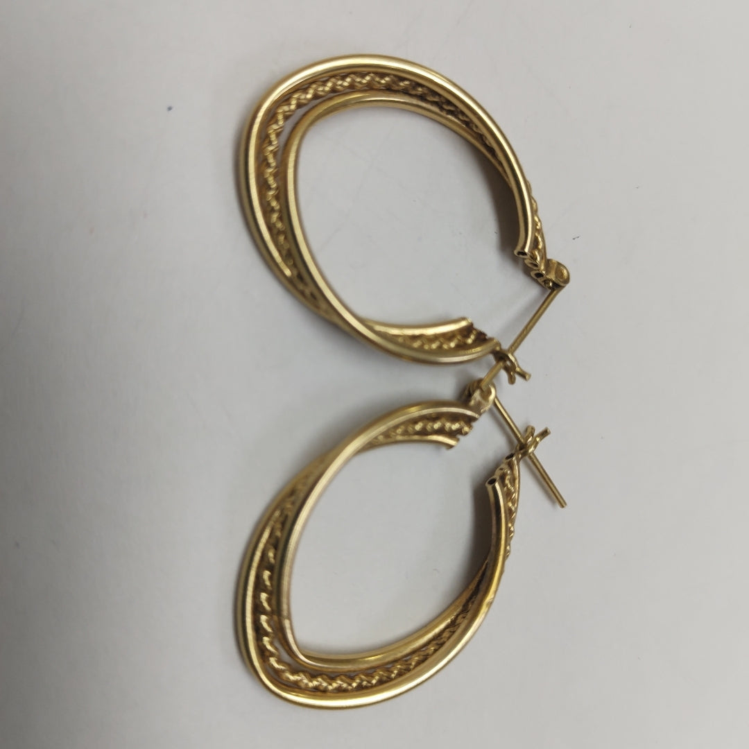 ARRACADAS PAR ORO 10 K 3,80 GRMS (SEMINUEVO)