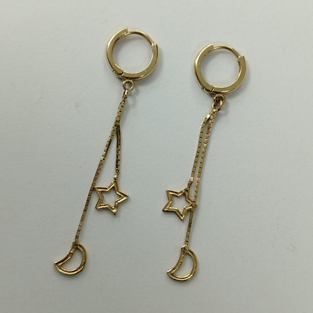 ARRACADAS PAR ORO 10 K 1,60 GRMS (SEMINUEVO)